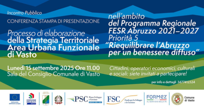 PROCESSO DI ELABORAZIONE DELLA STRATEGIA TERRITORIALE URBANA DI VASTO